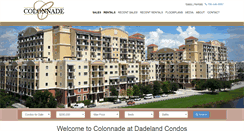 Desktop Screenshot of colonnadedadeland.com