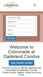 Mobile Screenshot of colonnadedadeland.com